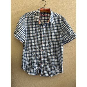 Robert Graham X Plaid Short Sleeve Men’s Size XL